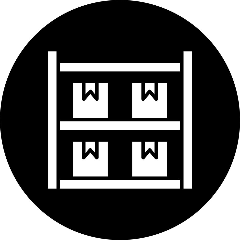 Package Shelves Vector Icon Style