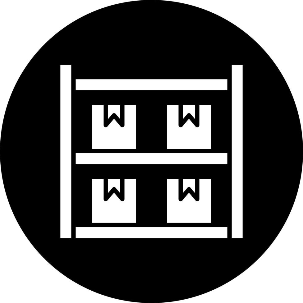 Package Shelves Vector Icon Style