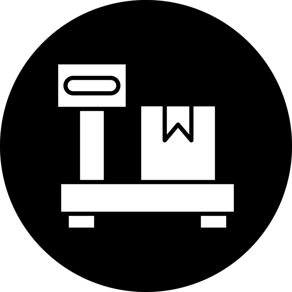 Parcel Weight Vector Icon Style