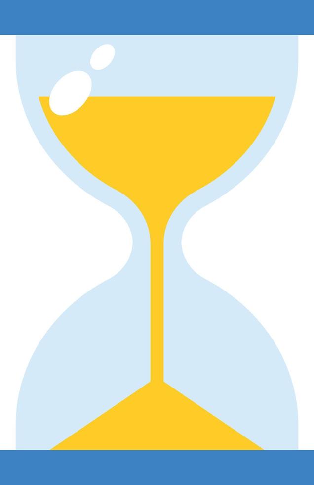 Hourglass Icon, Vector Clip Art