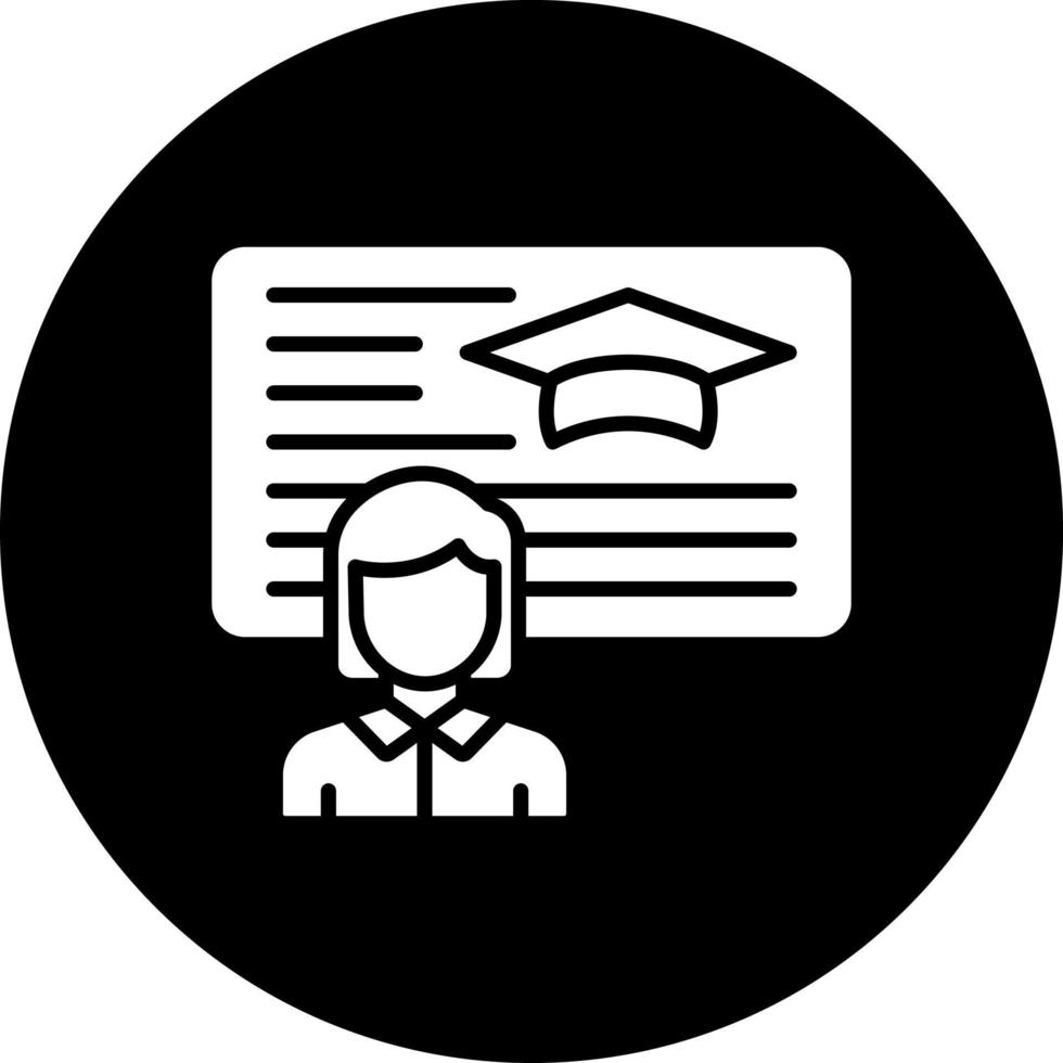 Lecturer Vector Icon Style