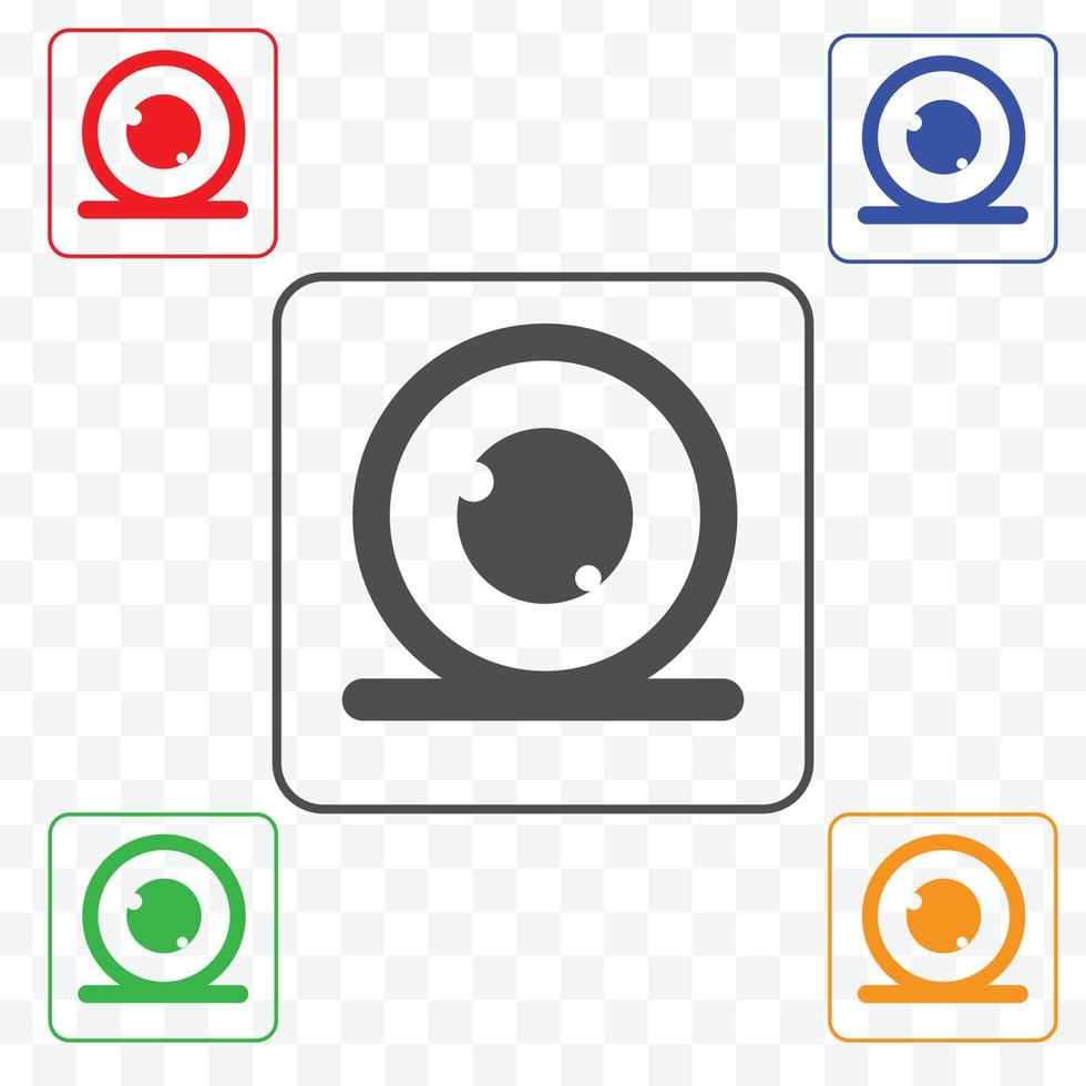 Stay Connected with Our Webcam Icon, High Quality Vector Illustration