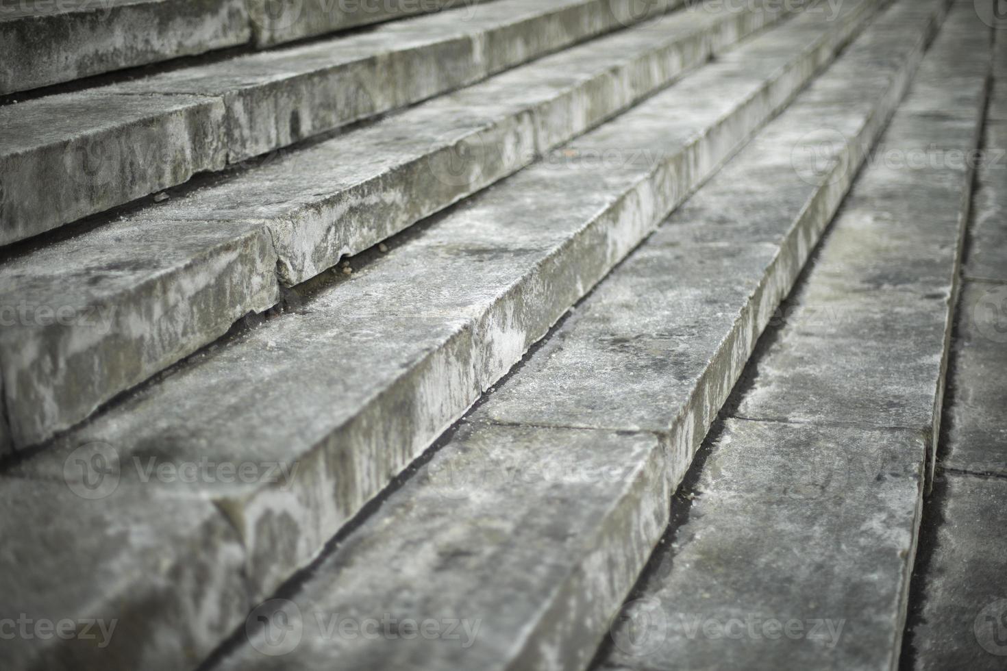 Steps on street. Architectural details. Dirty steps. photo