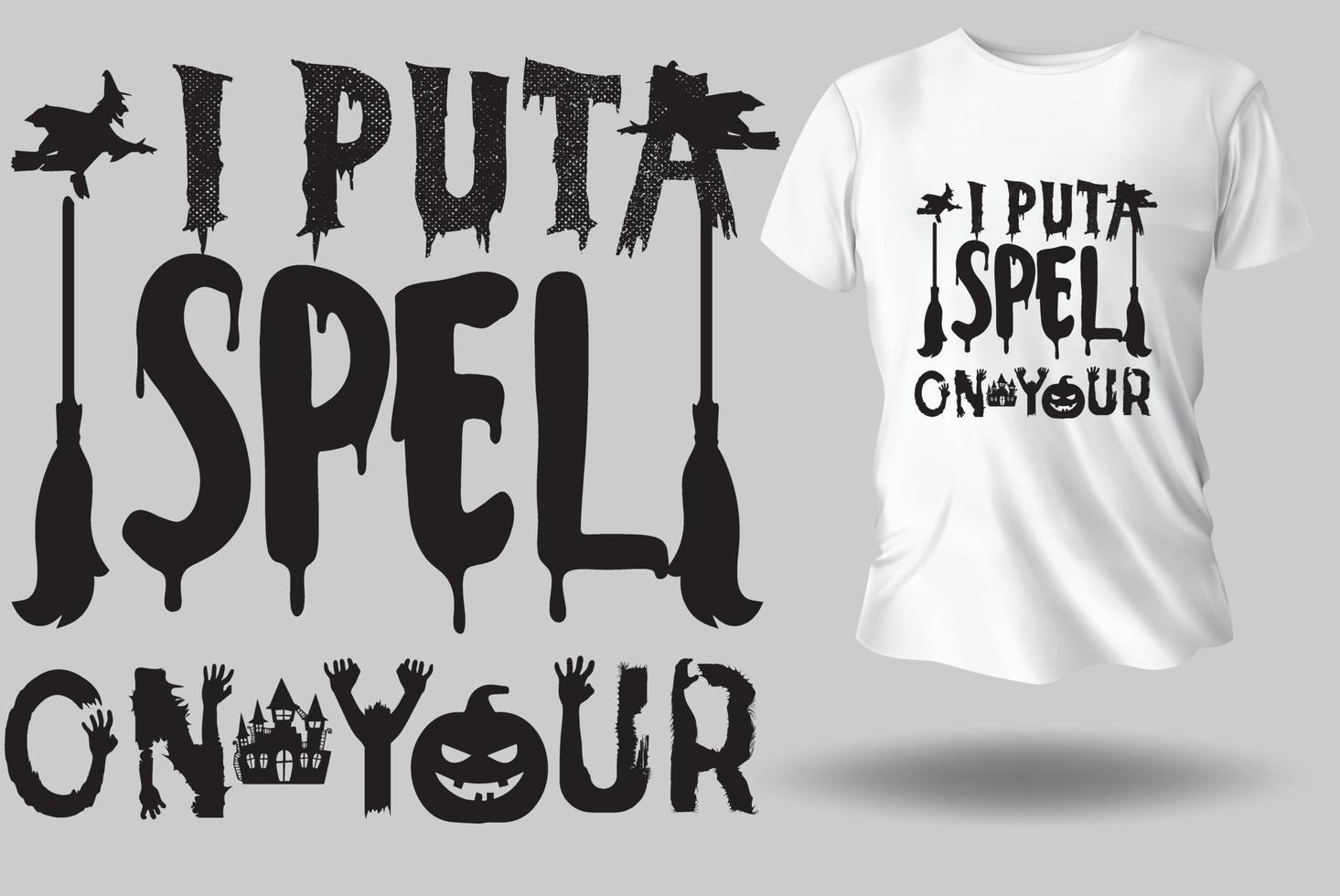 HALLOWEEN T SHIRT DESIGN vector