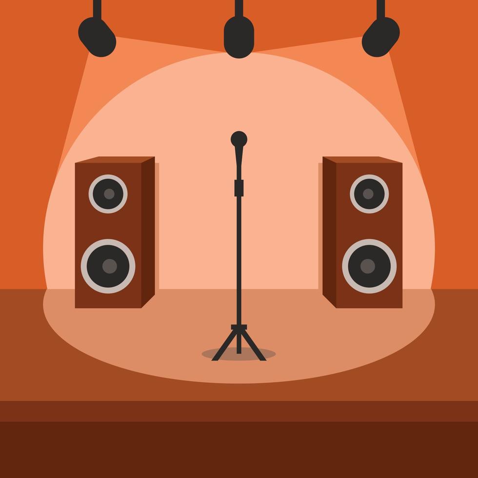 Vector Graphics Of A Concert Stage