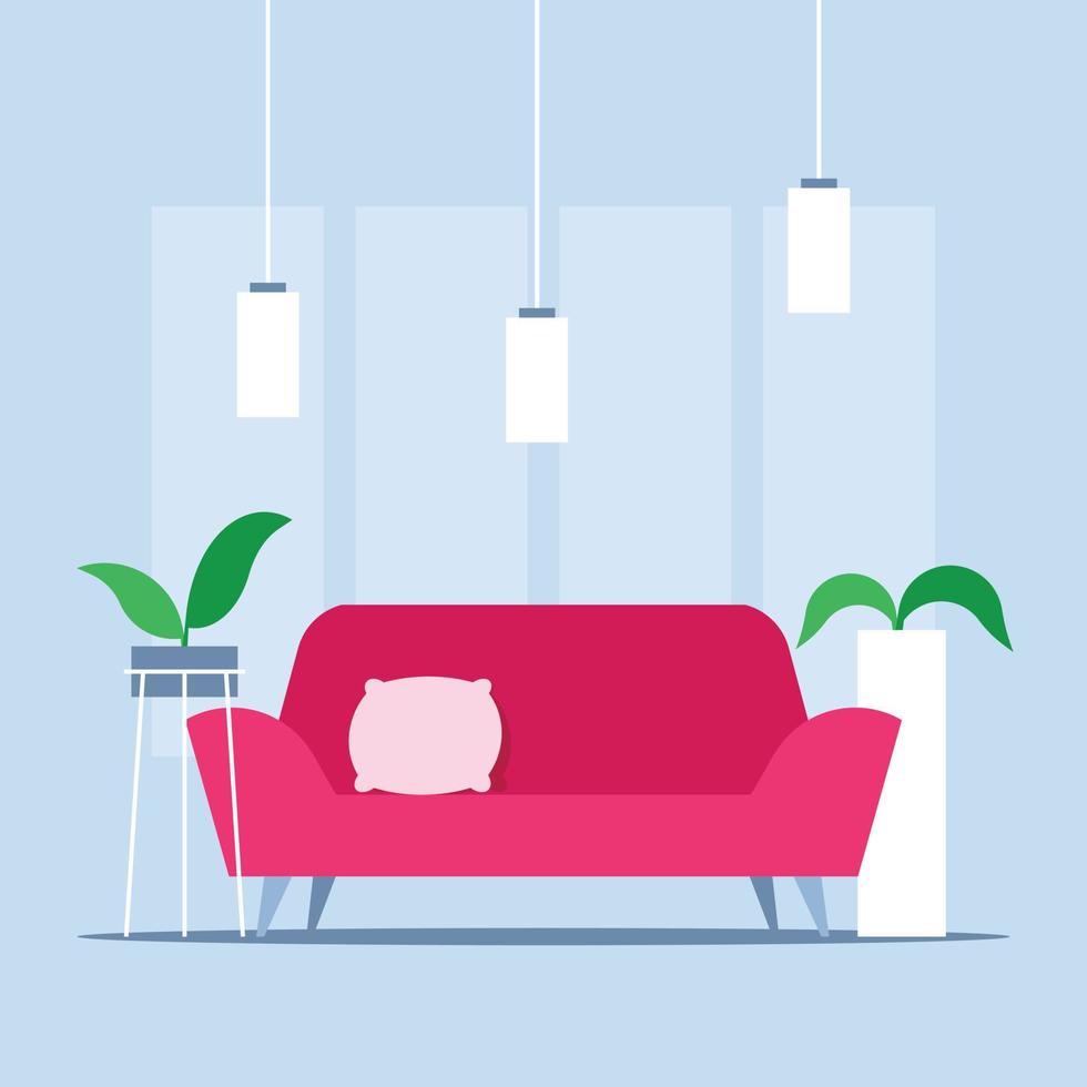 Vector Image Of A Modern Living Room Interior