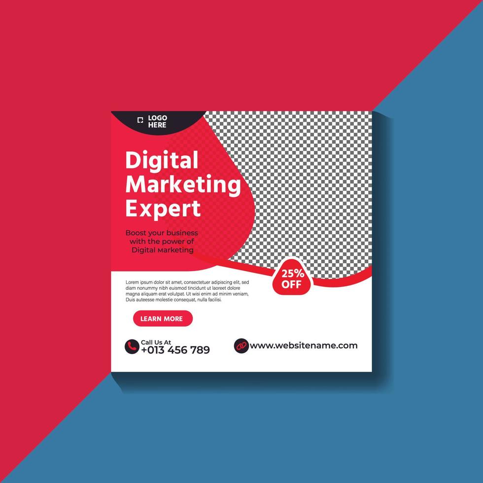 Boost Your Social Media Presence with Digital Marketing vector