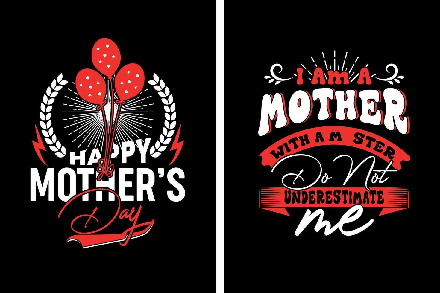 Mother's day t shirt design vector