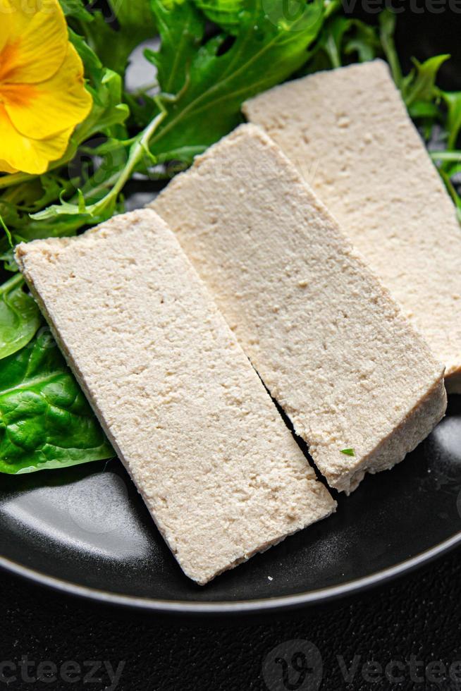 tofu soy cheese vegetable healthy meal food snack on the table copy space food background rustic top view photo