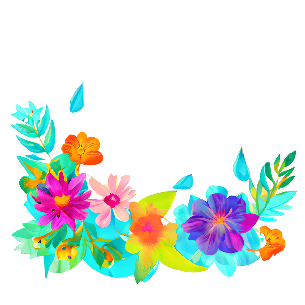 waterverf bloem schattig kleur pastel png