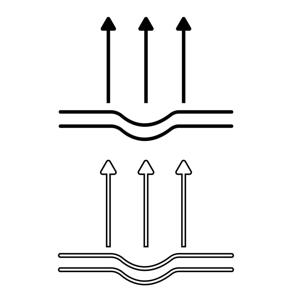 Elasticity icon vector set. wrinkle illustration sign collection. elastic symbol. skin logo.