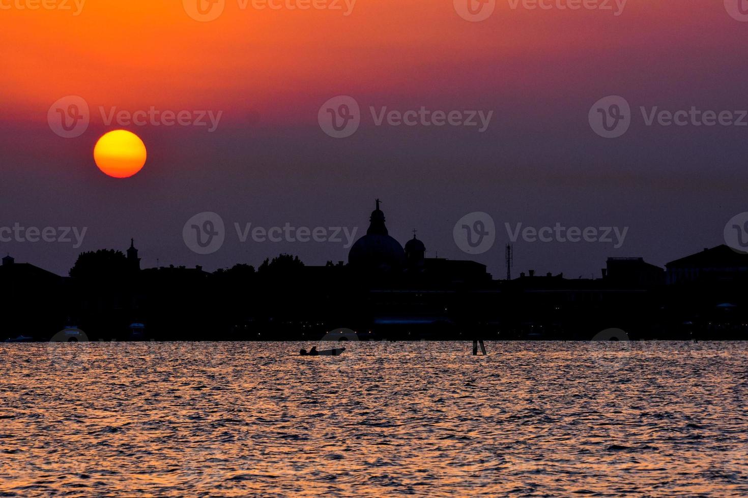 A beautiful sunset view photo