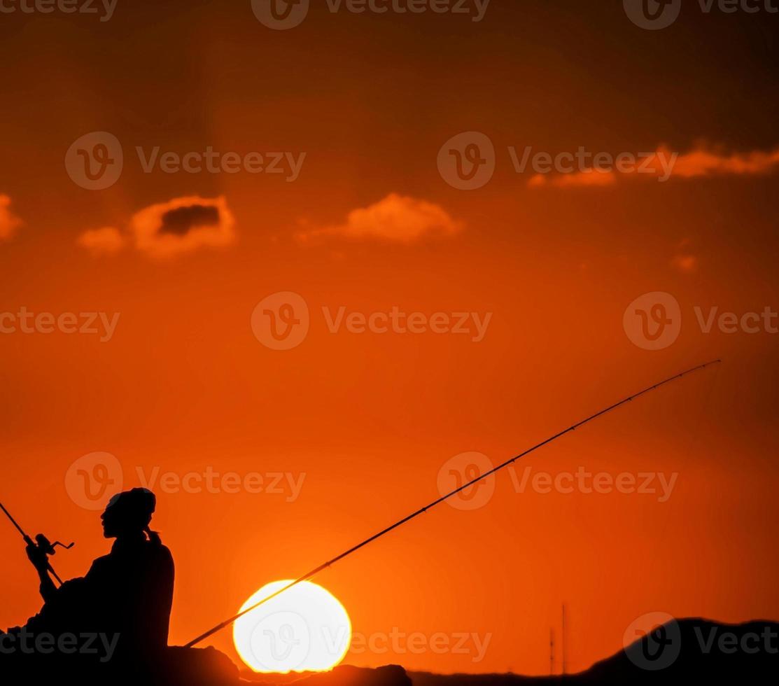 A beautiful sunset view photo