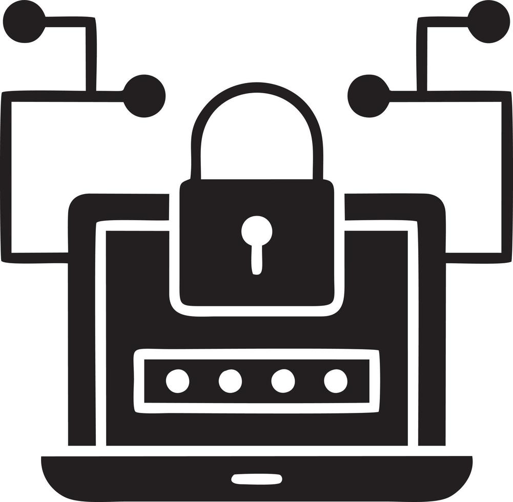 Lock security icon symbol vector image. Illustration of the key secure access system vector design. EPS 10