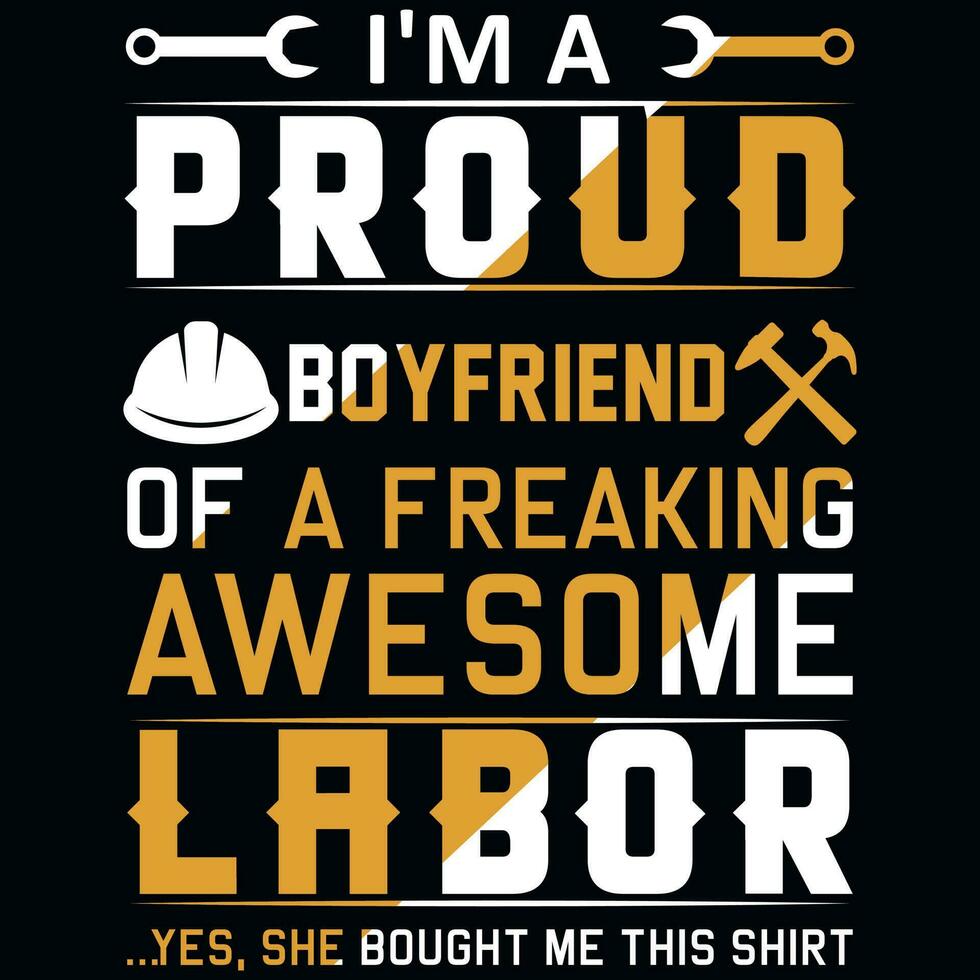 Labor day typography graphics tshirt design vector