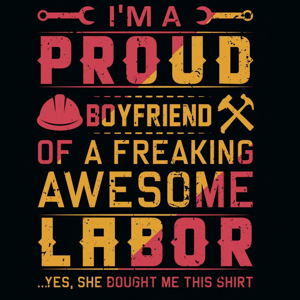 Labor day typography graphics tshirt design vector