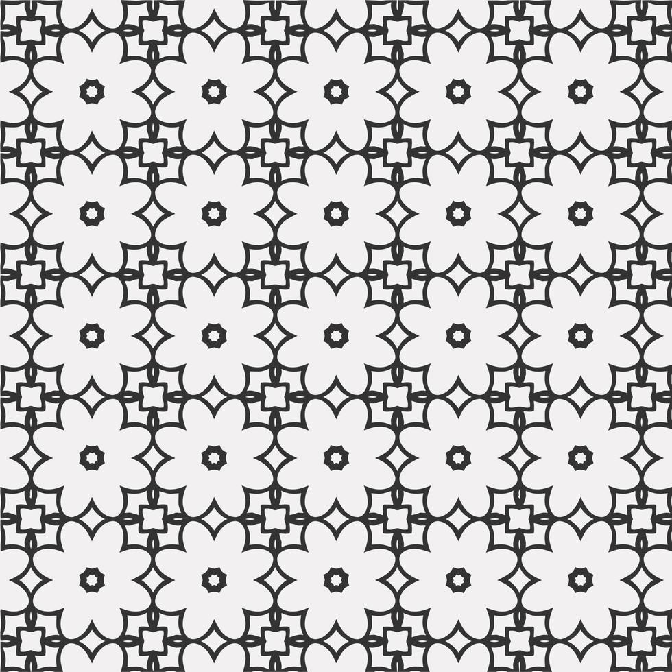 vector coloring geometric flower shapes and pattern background