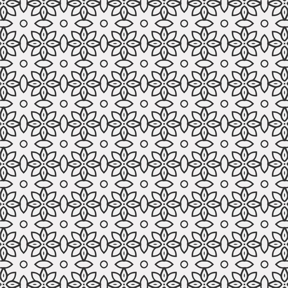vector coloring geometric flower shapes and pattern background