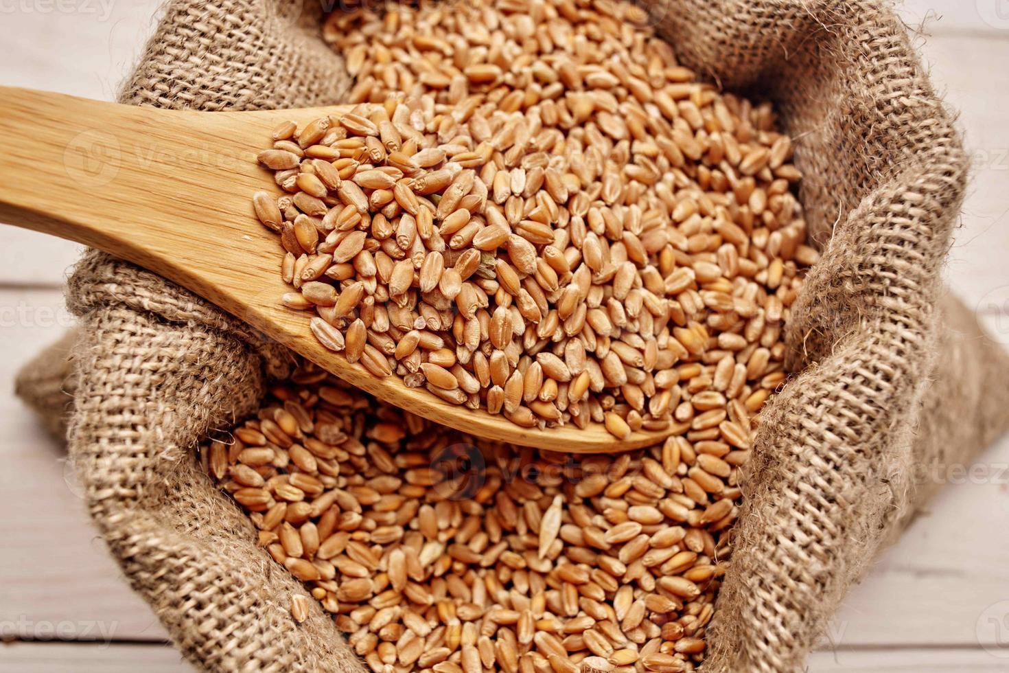 cereals in a bag healthy breakfast close-up photo