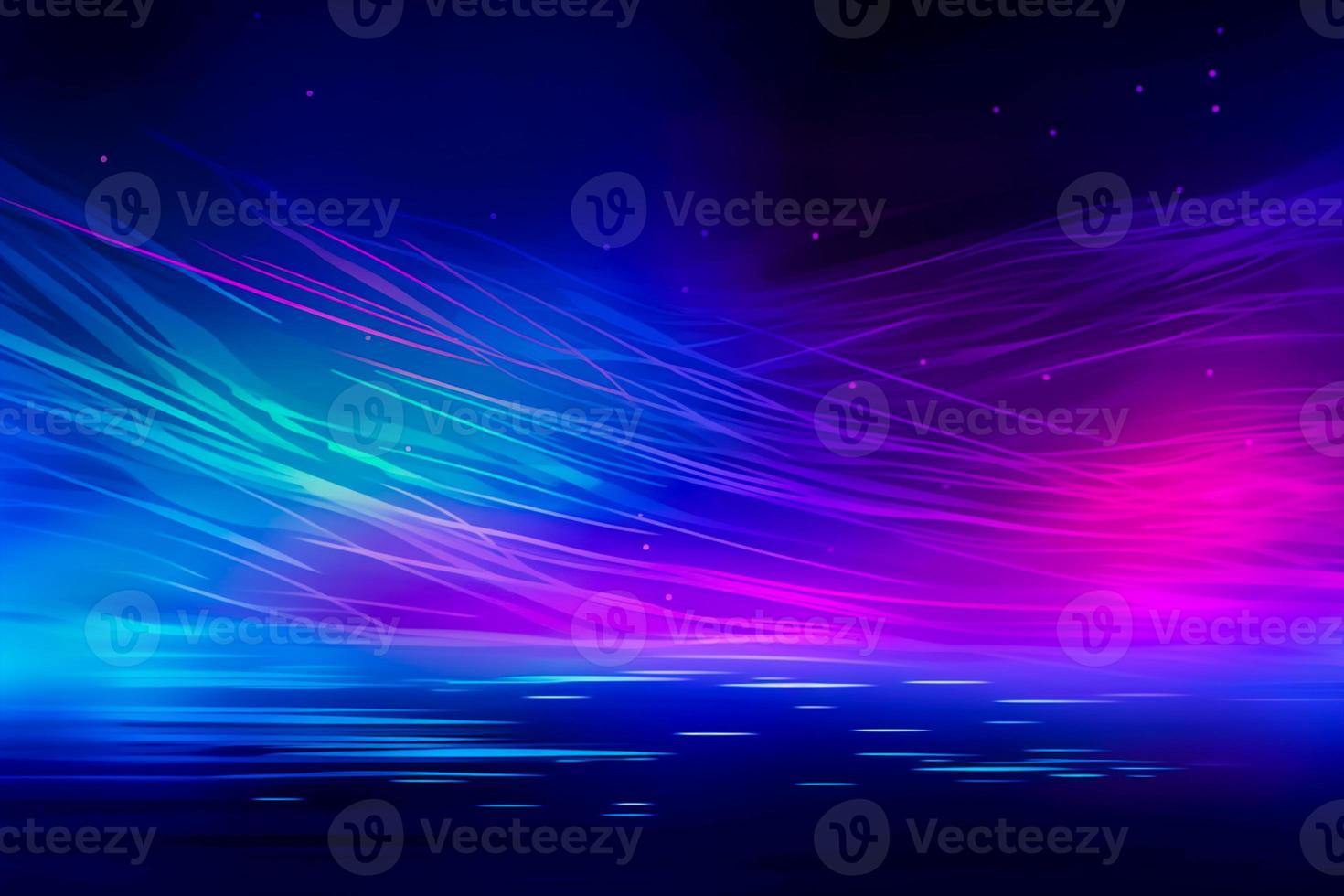 Colorful light burst and laser pointer for a modern abstract background with fast colors in the style of dark sky blue with copy space photo