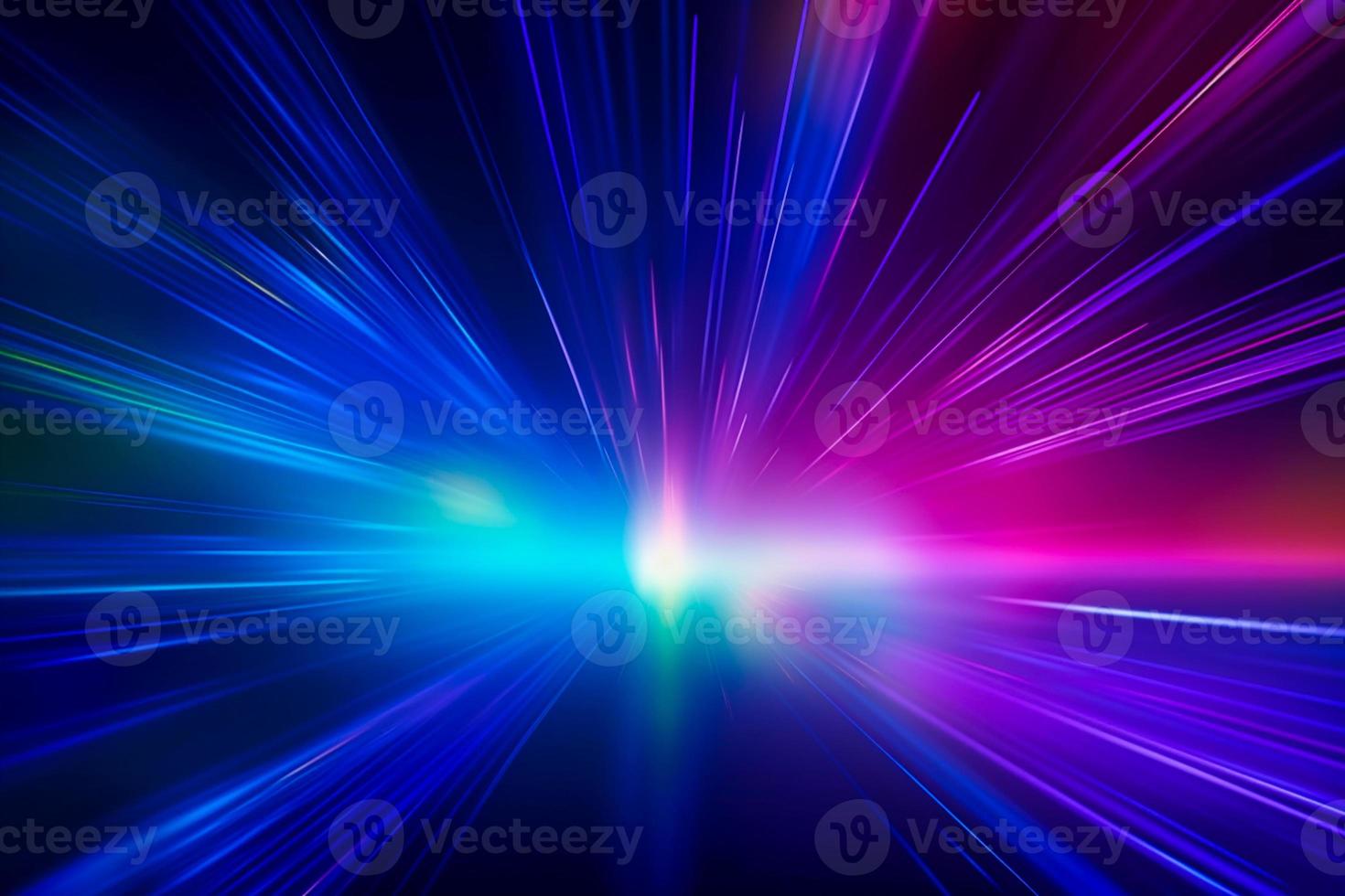 Colorful light burst and laser pointer for a modern abstract background with fast colors in the style of dark sky blue with copy space photo