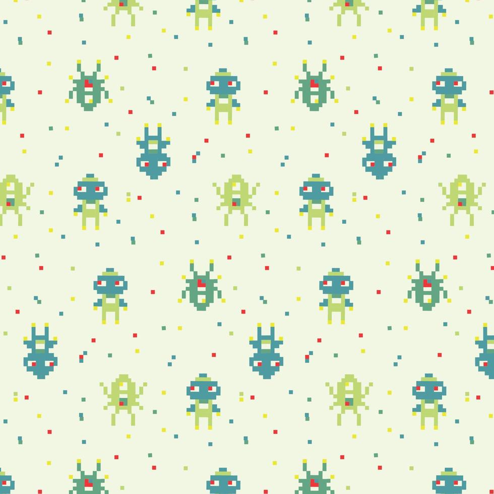Pixel art and illustration vector