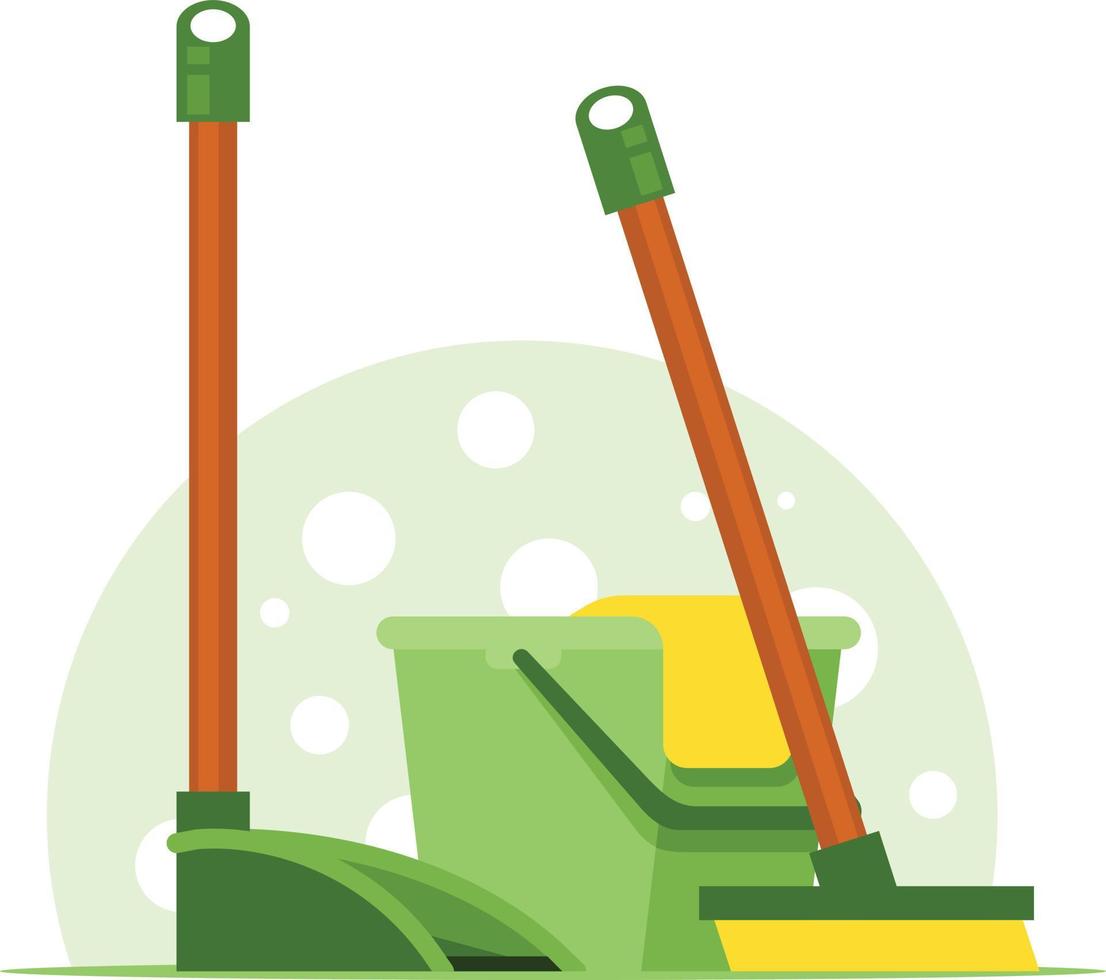 Vector Image Of Equipment For House Cleaning