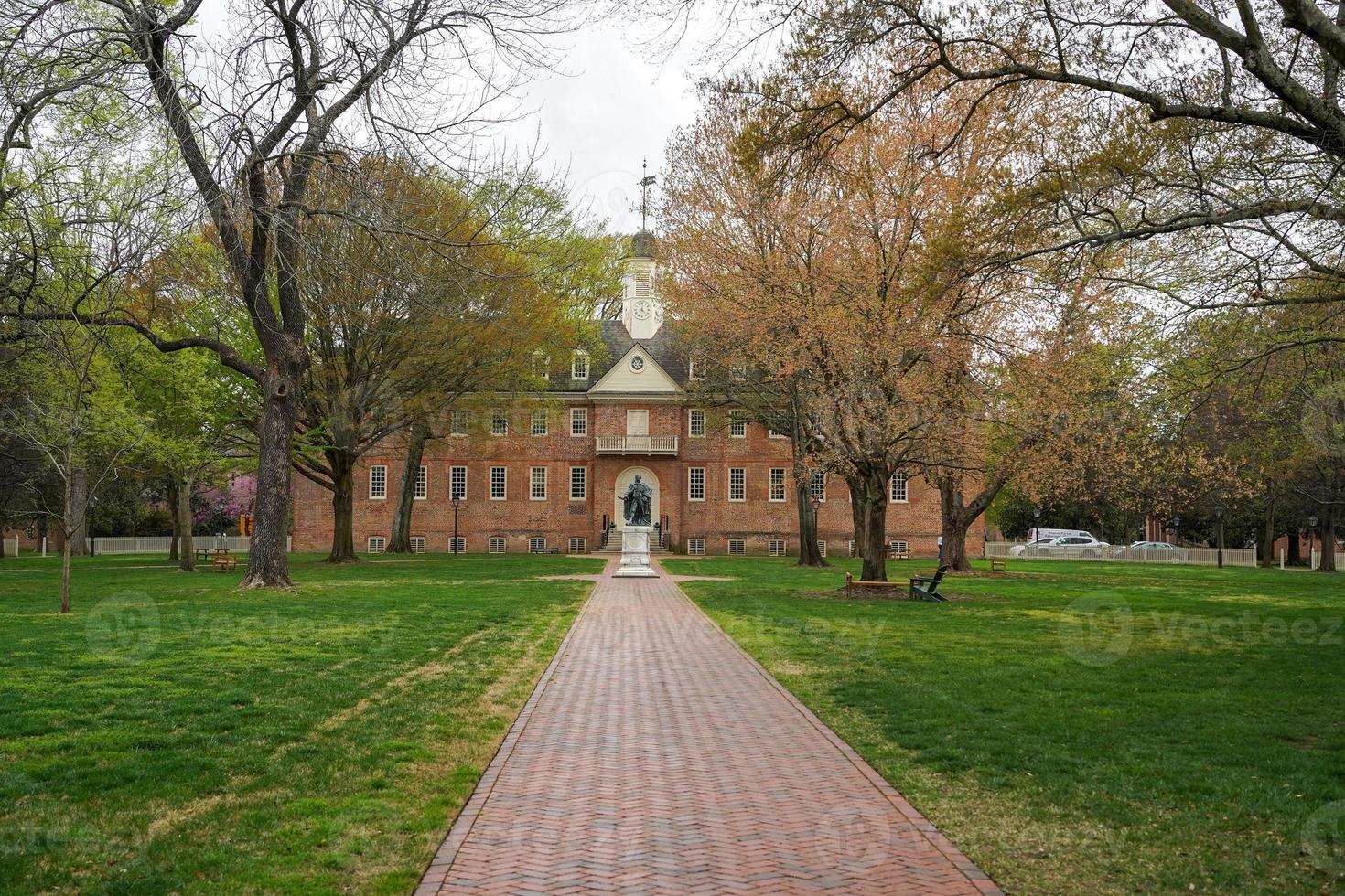 william and mary university chartered in 1693 in Williamsburg. photo