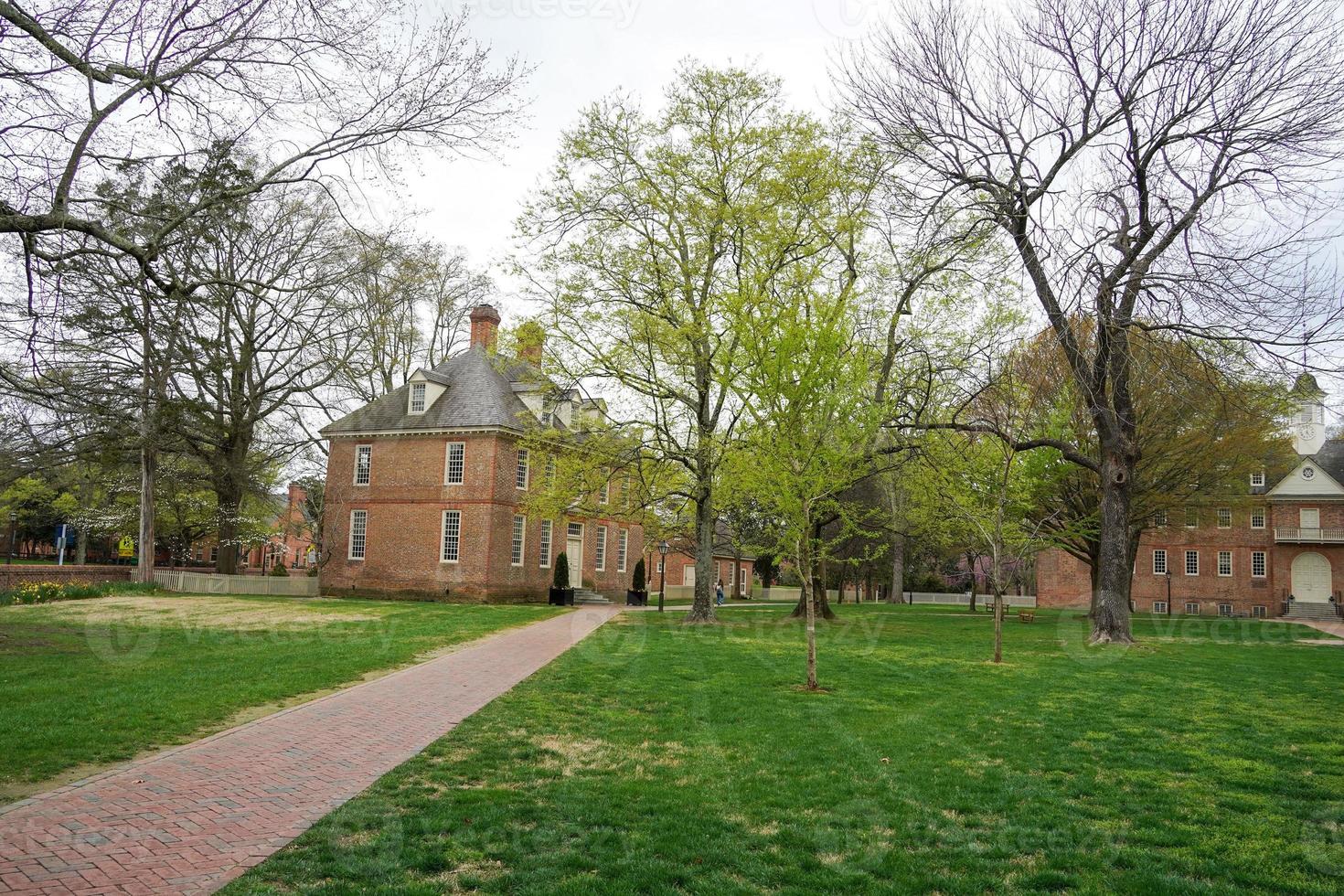 william and mary university chartered in 1693 in Williamsburg. photo