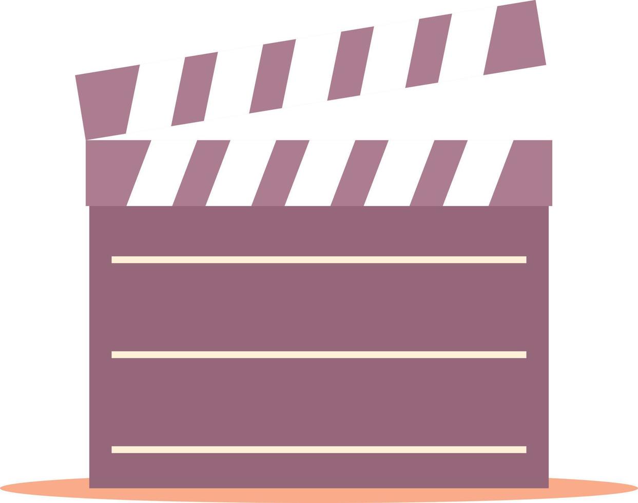 Vector Illustration Of A Clapperboard 22643635 Vector Art at Vecteezy