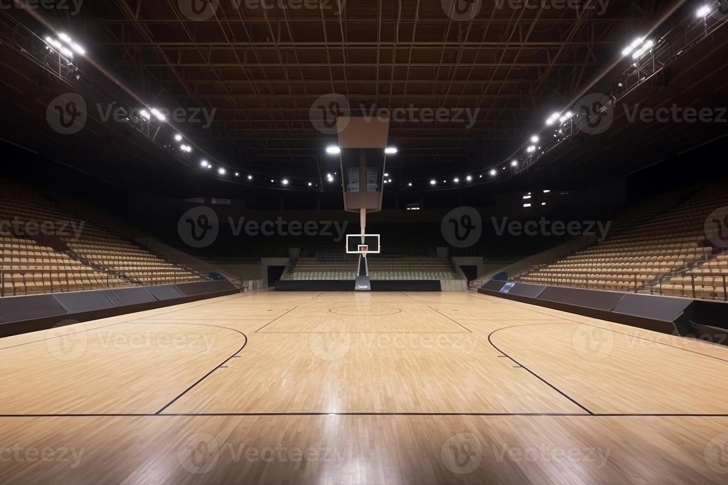 Basketball sport arena. Generate Ai photo