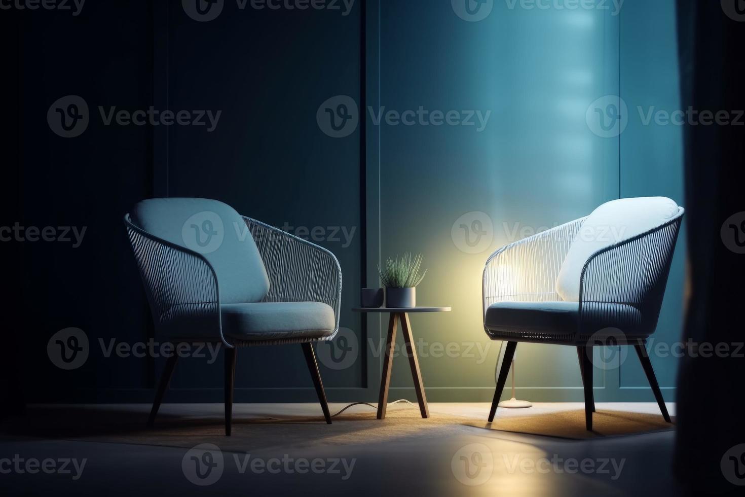 Furniture modern. Generate Ai photo