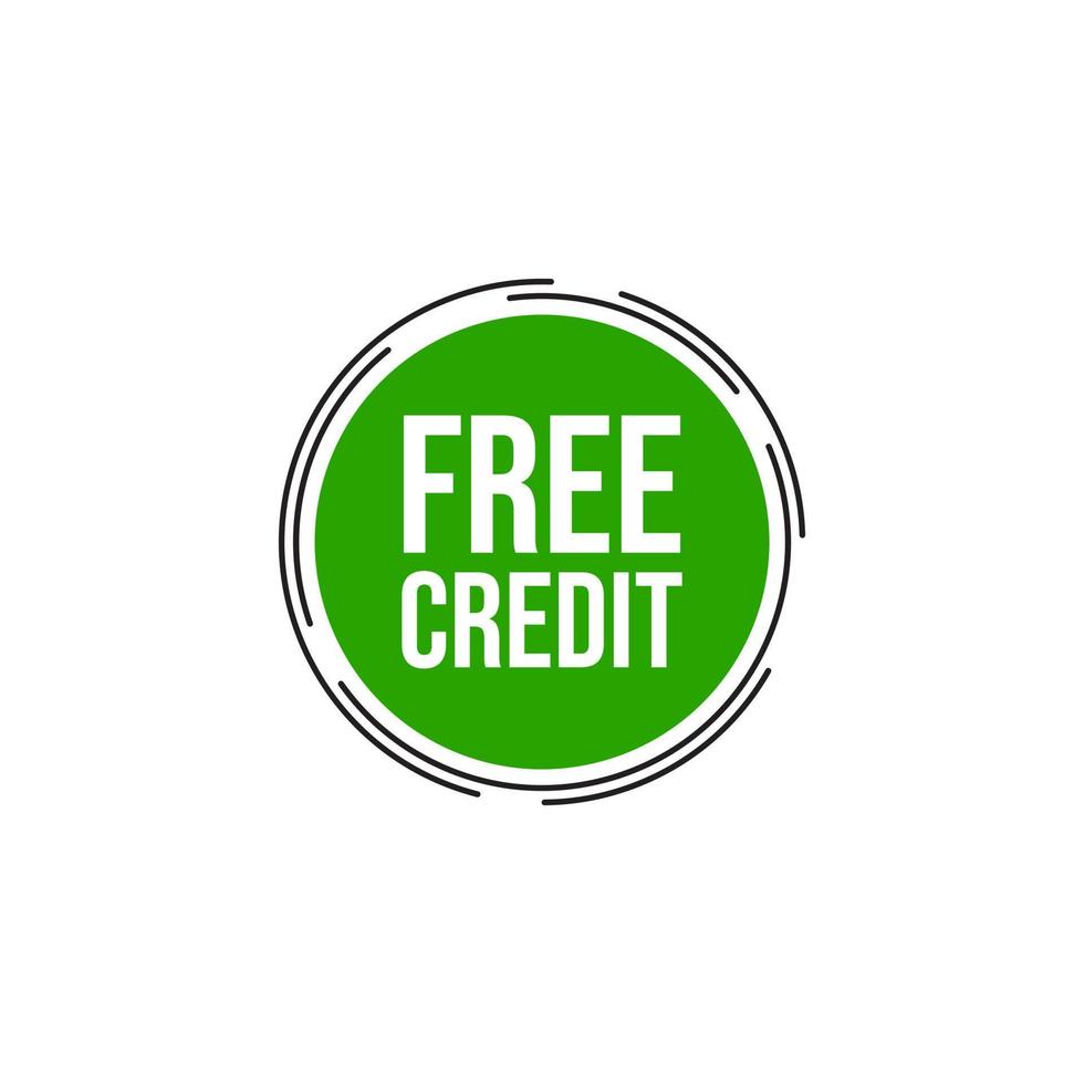gratis crédito Finanzas dinero negocio icono etiqueta diseño vector