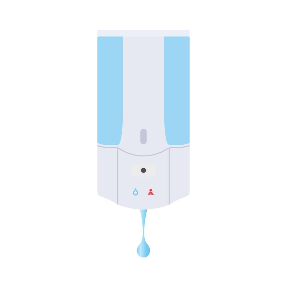 Soap Dispenser Flat Illustration. Clean Icon Design Element on Isolated White Background vector