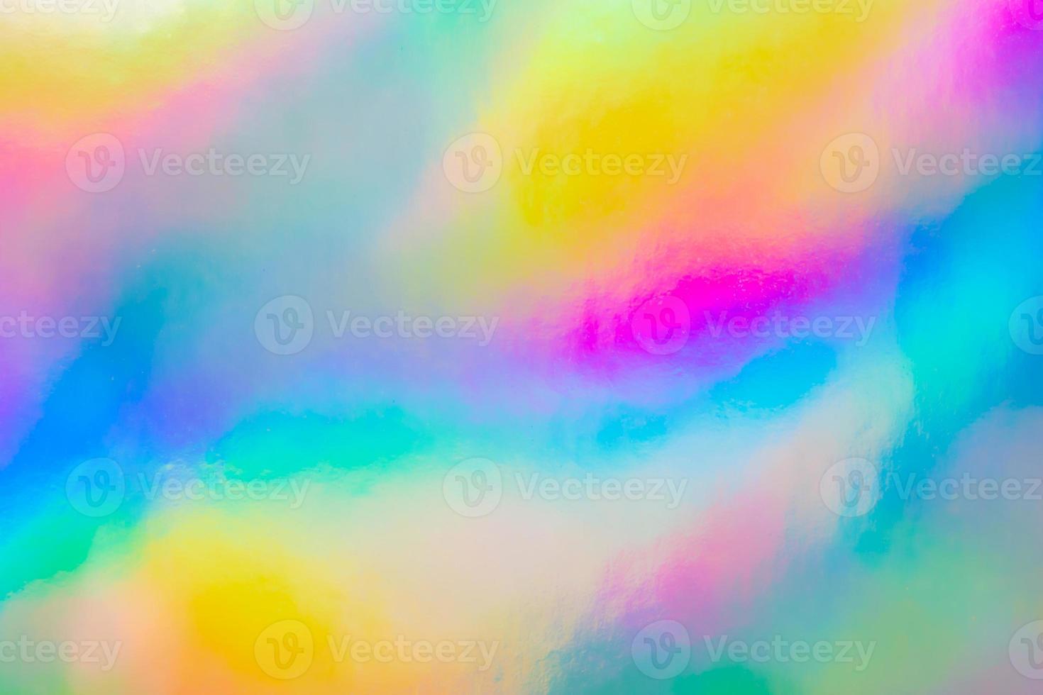 Holographic rainbow foil iridescent texture abstract hologram background photo