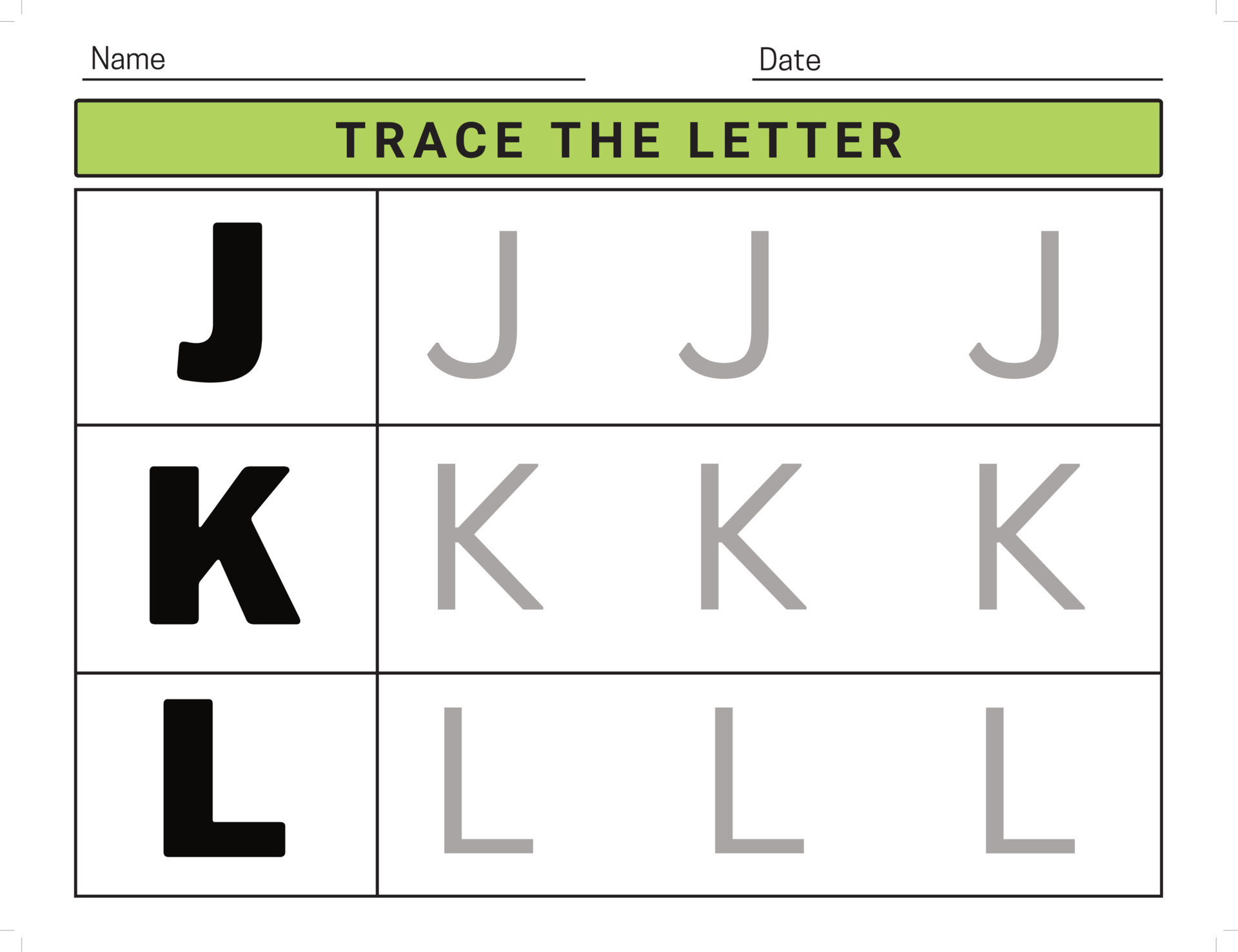 Alphabet Tracing Practice Letter J K L Worksheet With Alphabet alphabet-tracing-practice-letter-j-k-l-worksheet-with-alphabet