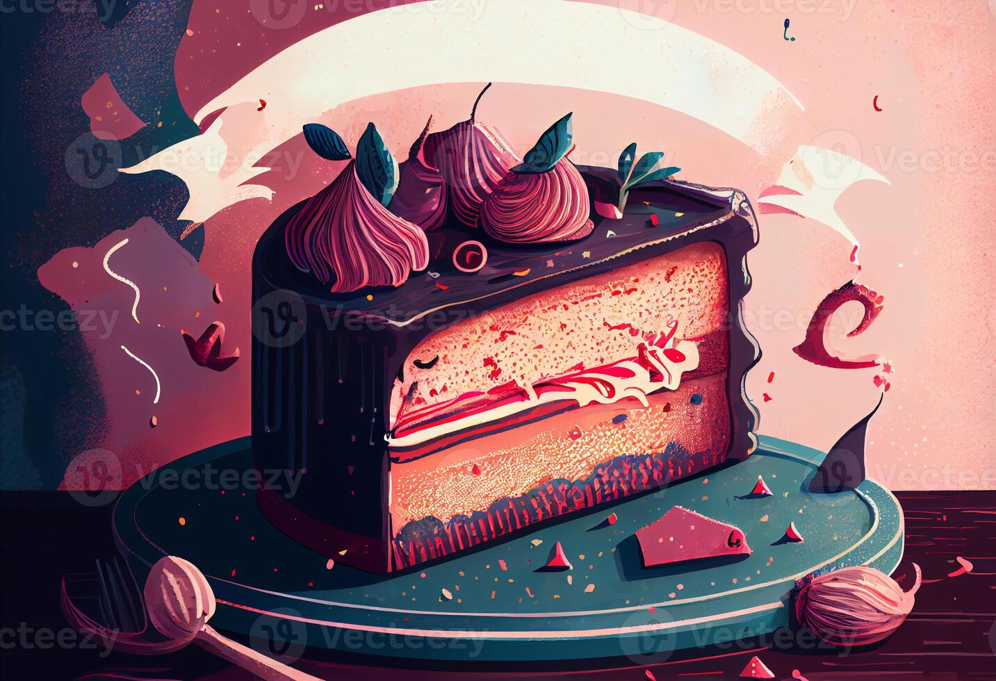 World Cake day illustration. Generate Ai. 22645389 Stock Photo at Vecteezy