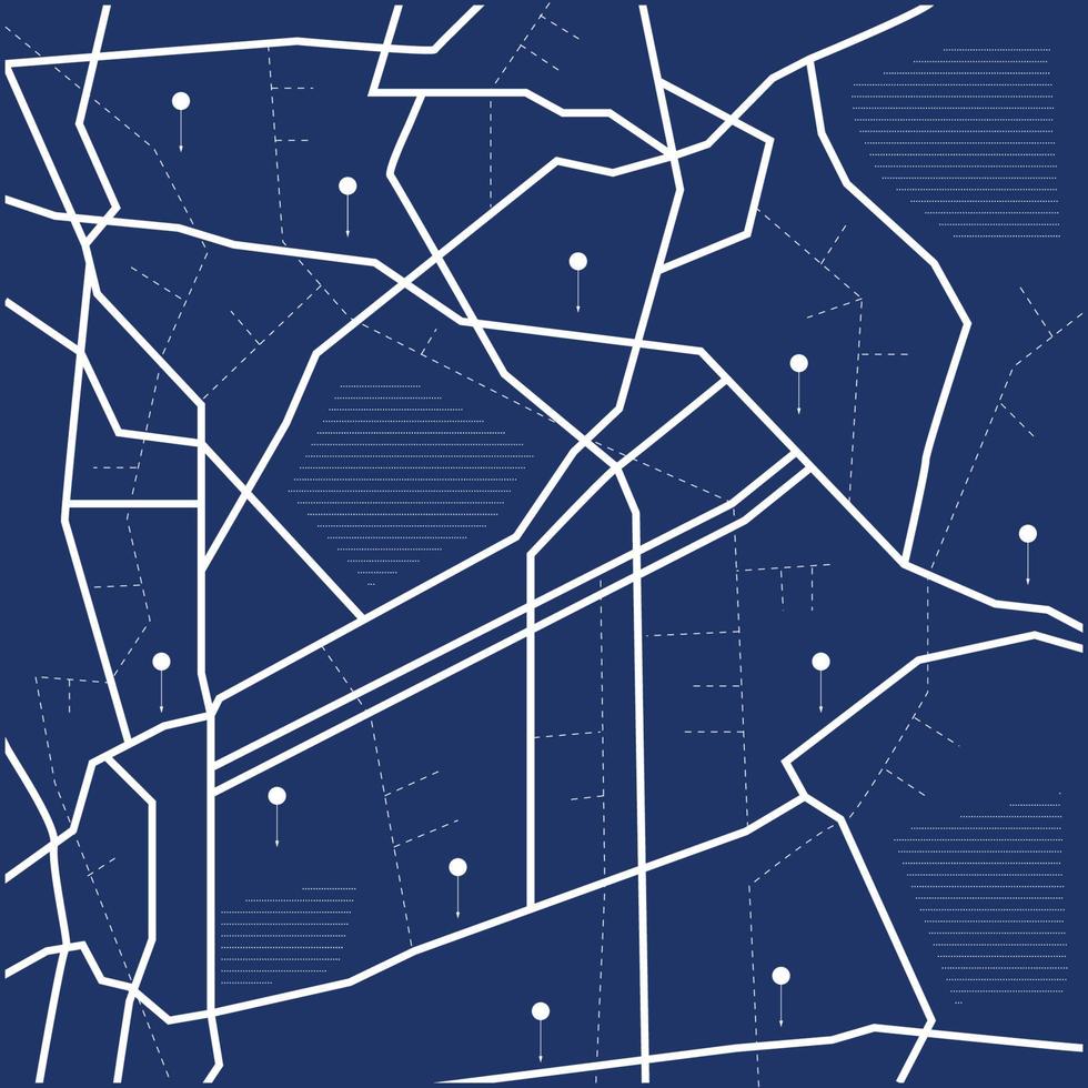 city map for any kind of digital info graphics and print publication. vector
