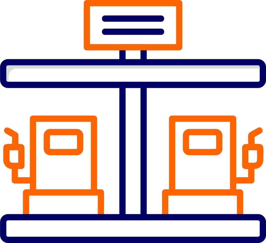 Gas station vector icon
