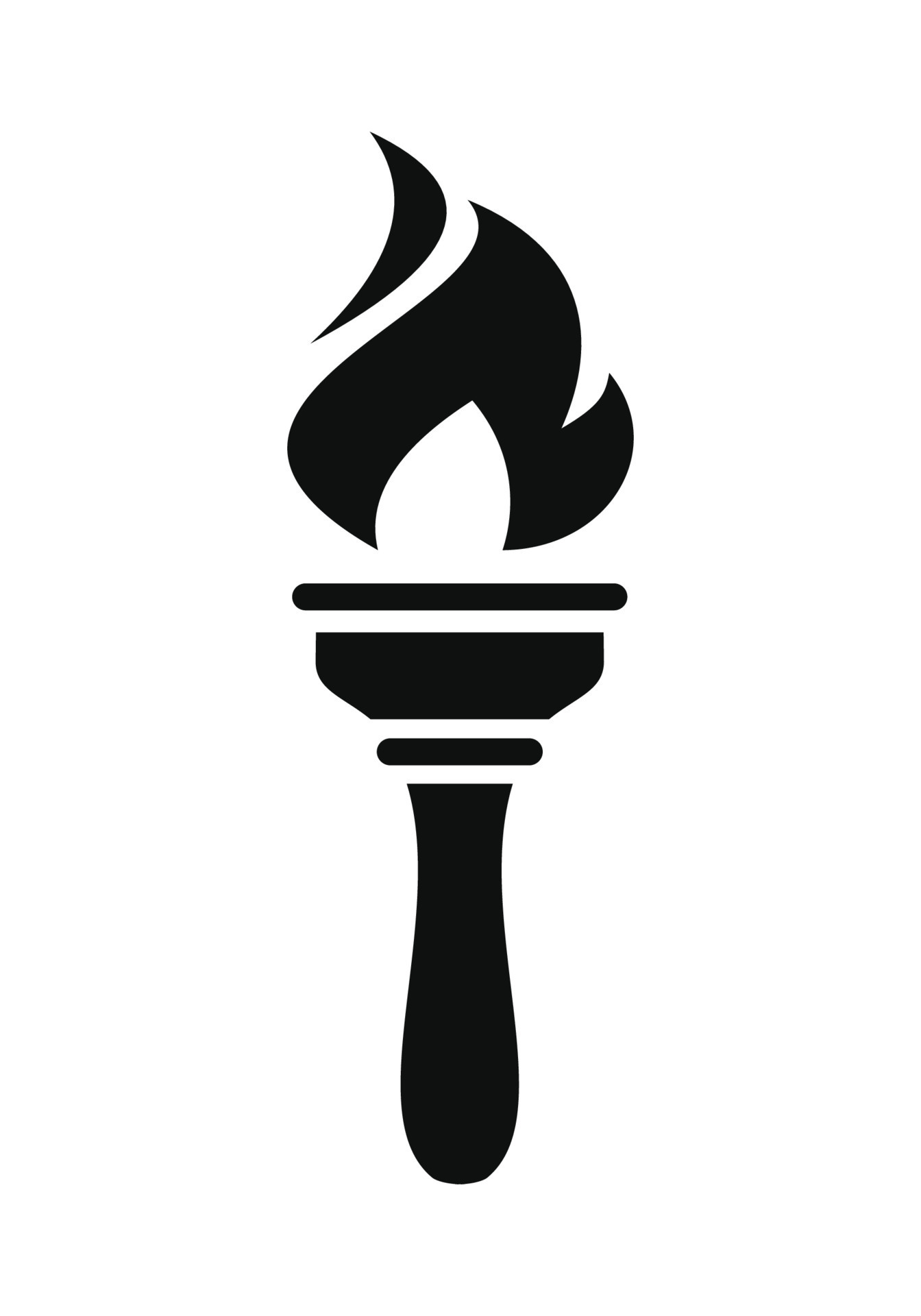 Torch icon isolated on white background 22646309 Vector Art at Vecteezy