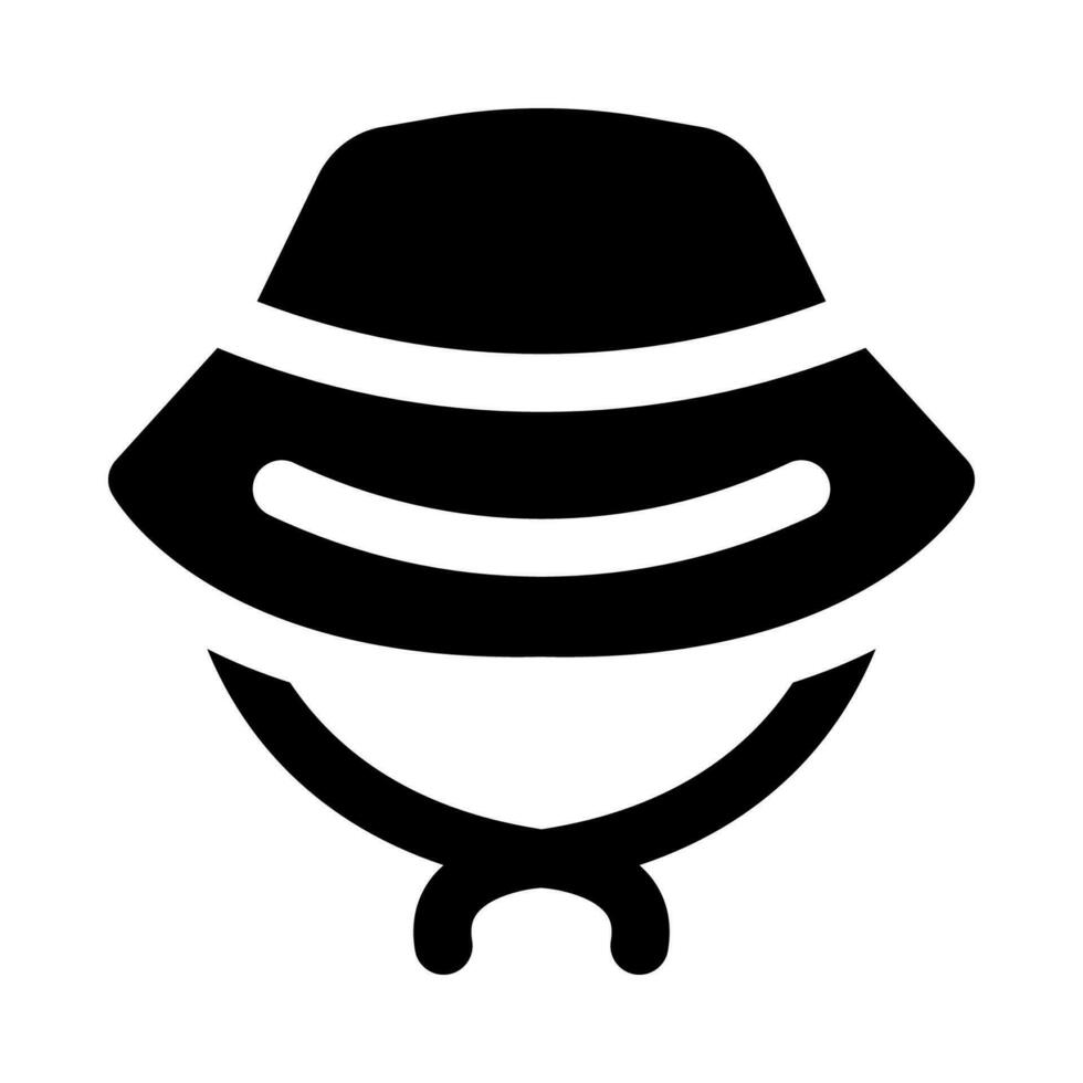 bucket hat icon for your website, mobile, presentation, and logo design. vector