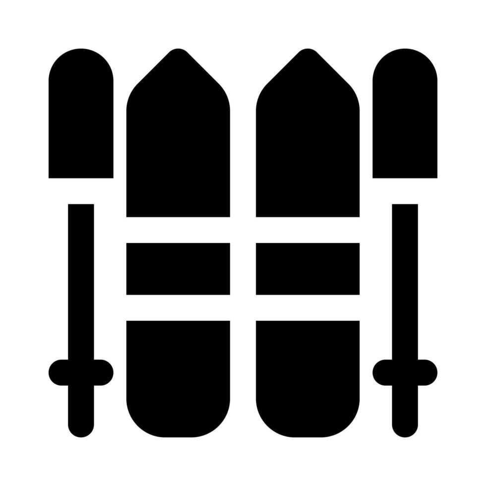 ski icon for your website, mobile, presentation, and logo design. vector