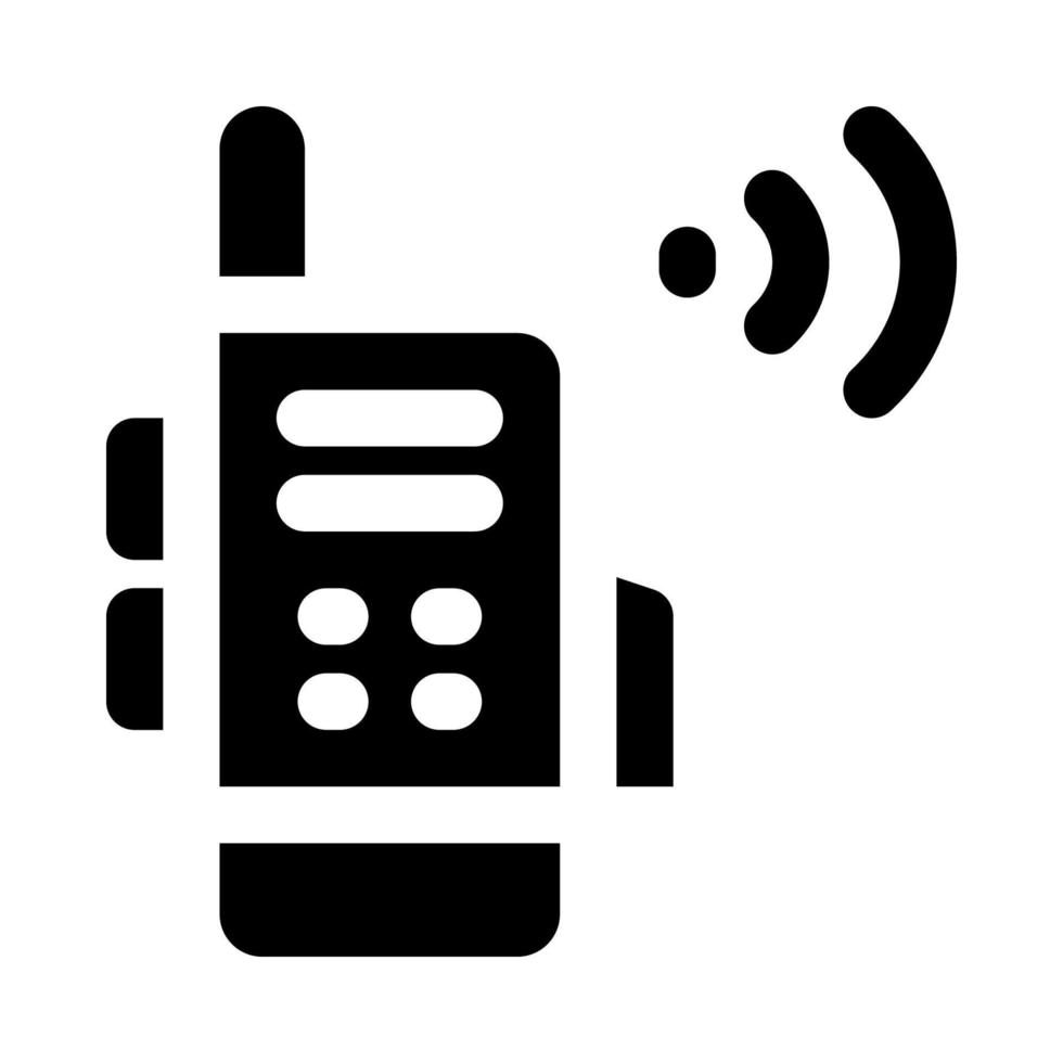 walkie talkie icon for your website, mobile, presentation, and logo design. vector