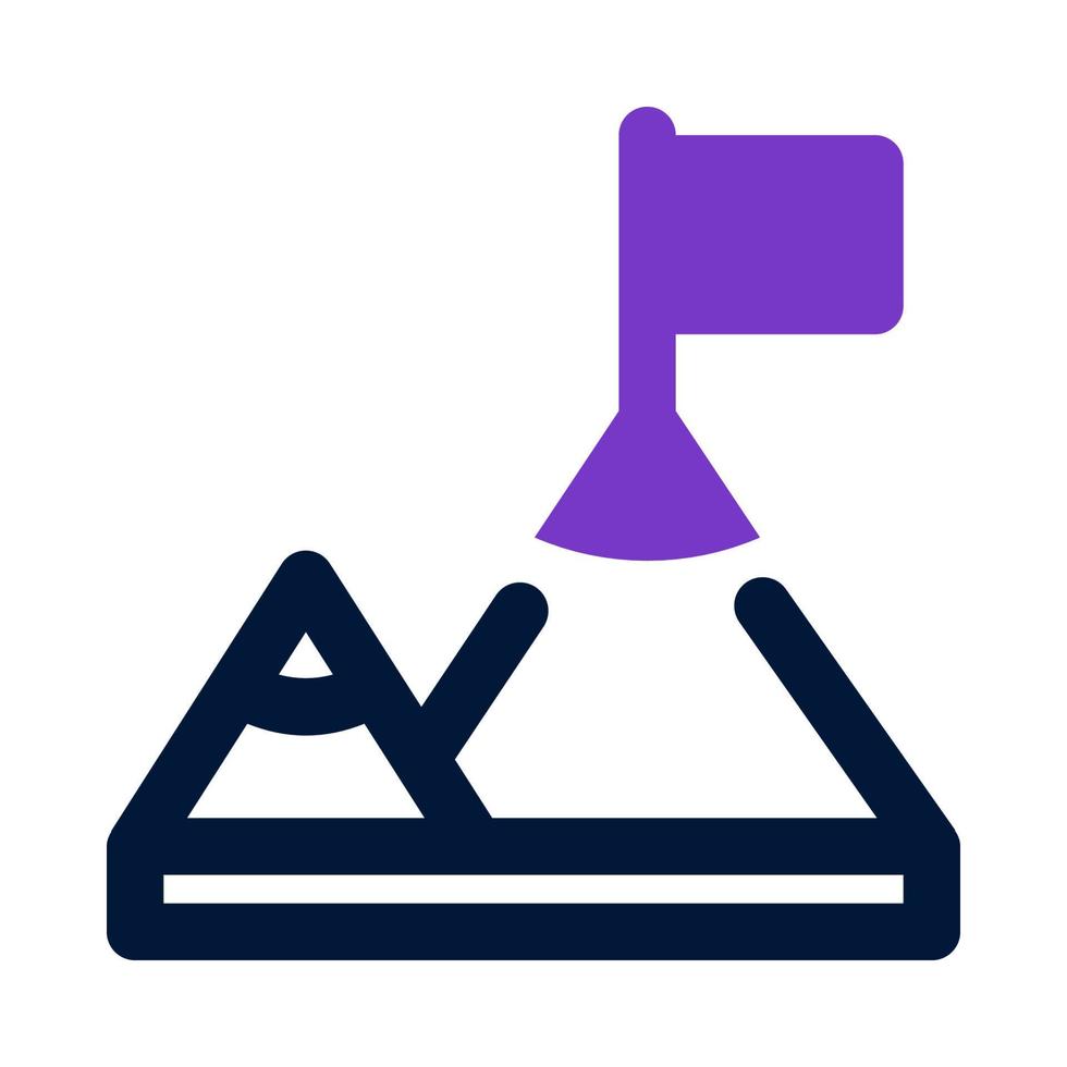mountain icon for your website, mobile, presentation, and logo design. vector