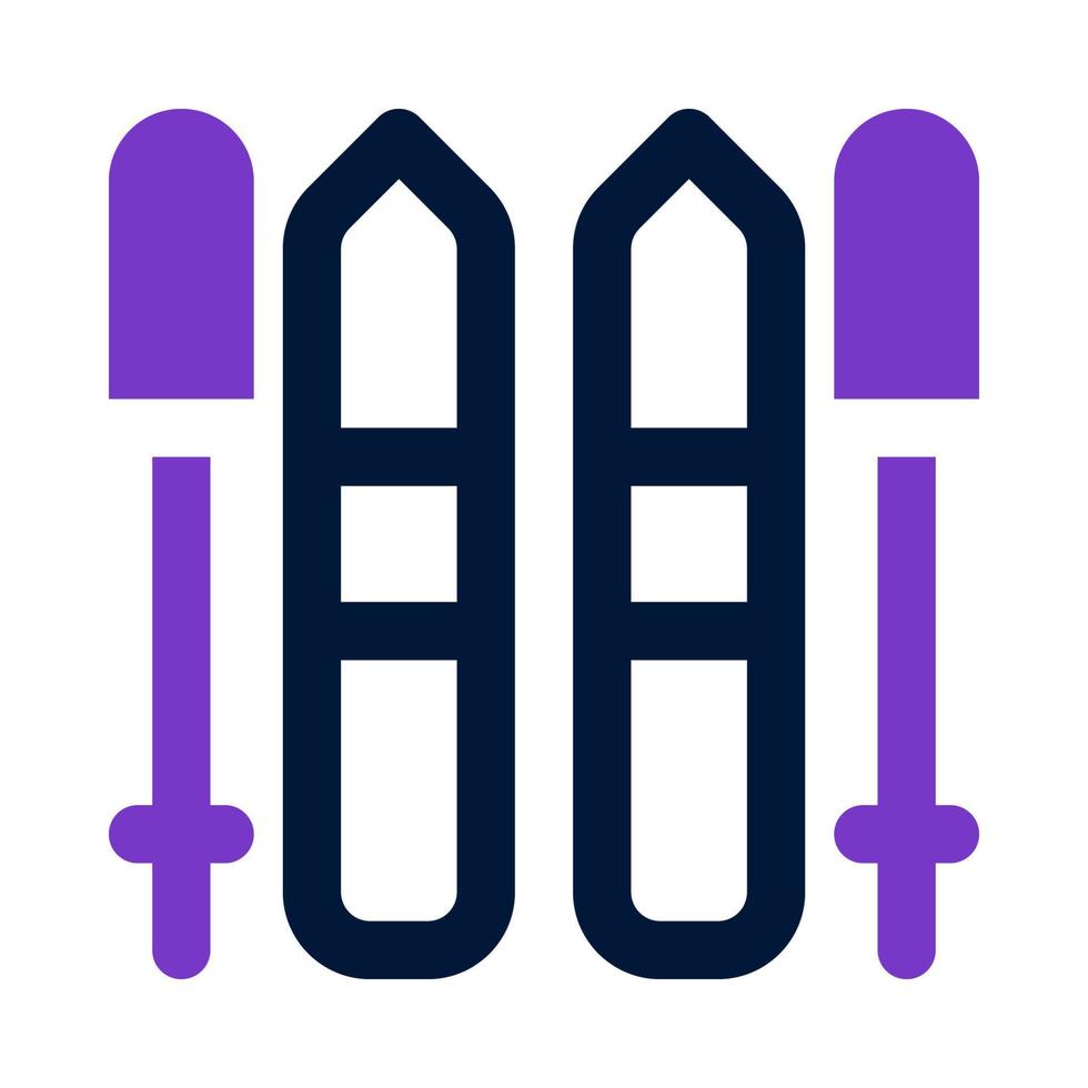 ski icon for your website, mobile, presentation, and logo design. vector