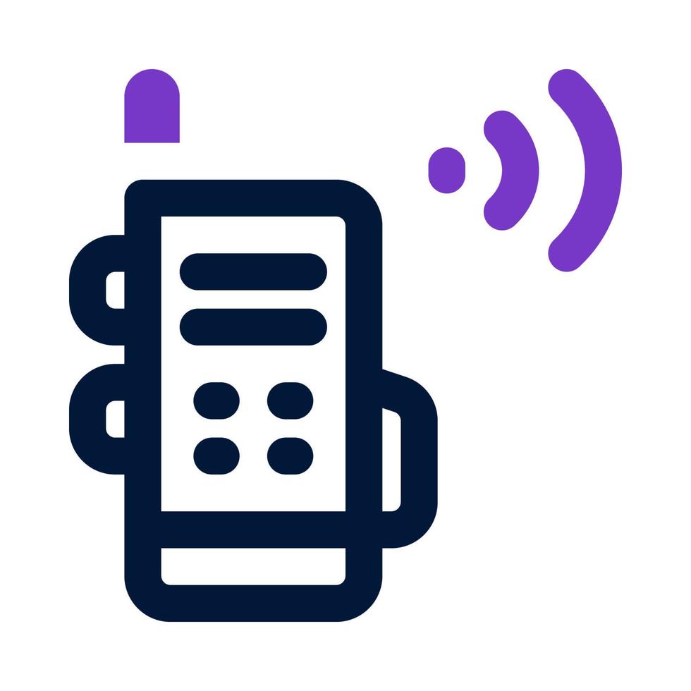 walkie talkie icon for your website, mobile, presentation, and logo design. vector
