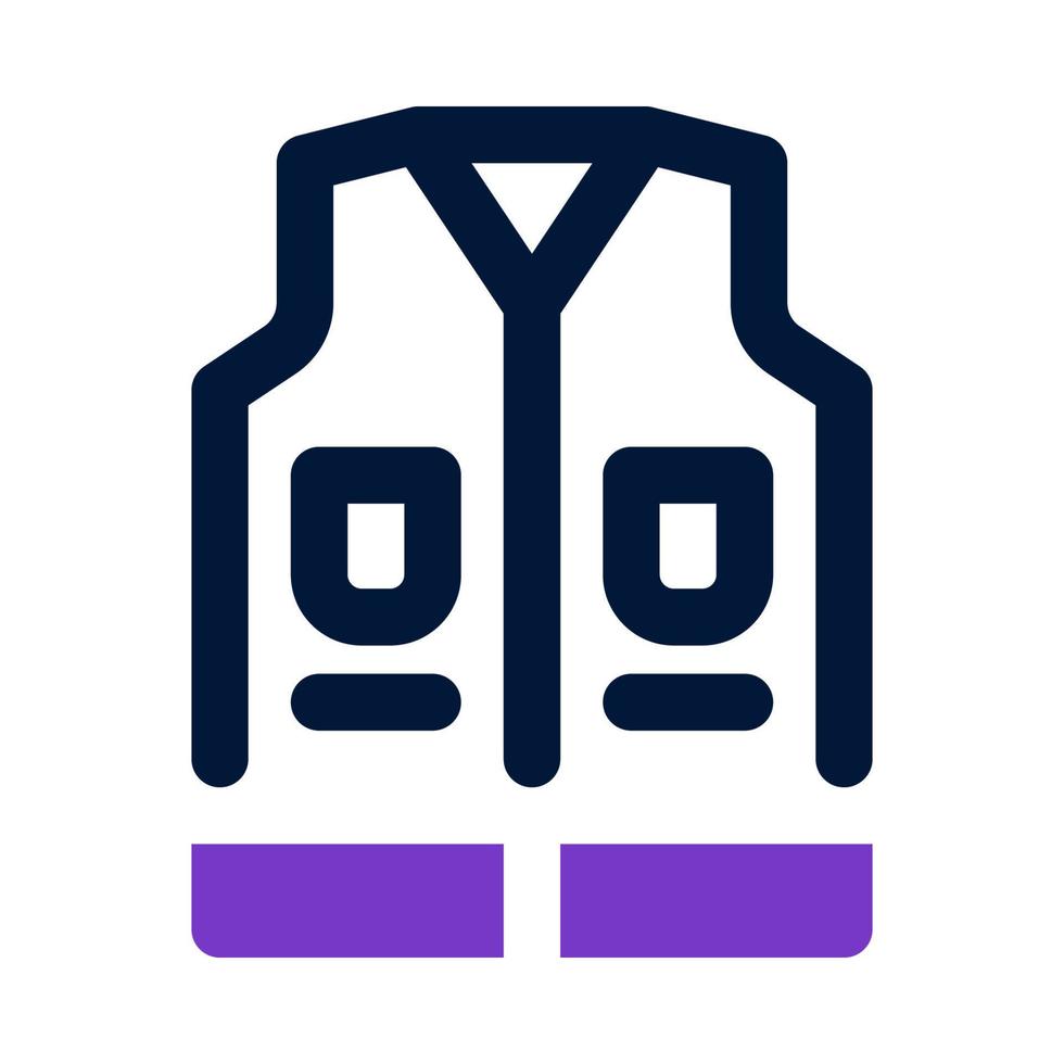 vest icon for your website, mobile, presentation, and logo design. vector