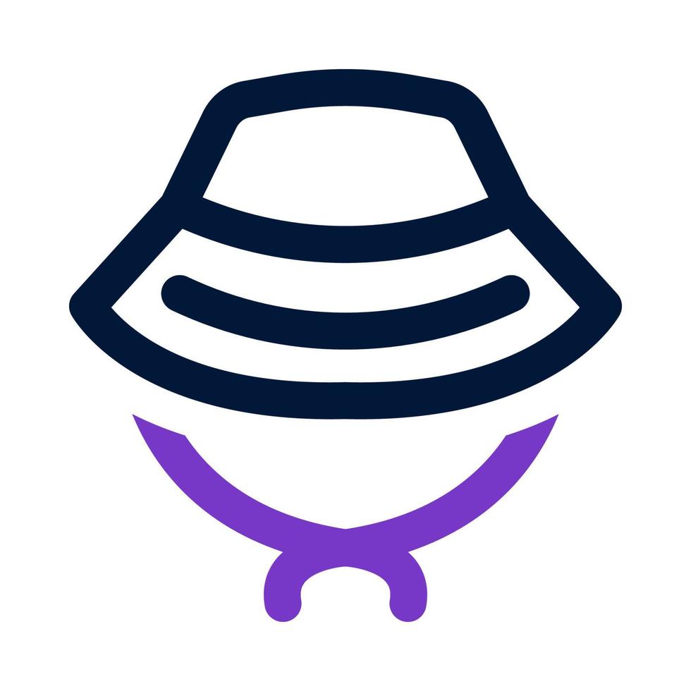 bucket hat icon for your website, mobile, presentation, and logo design. vector