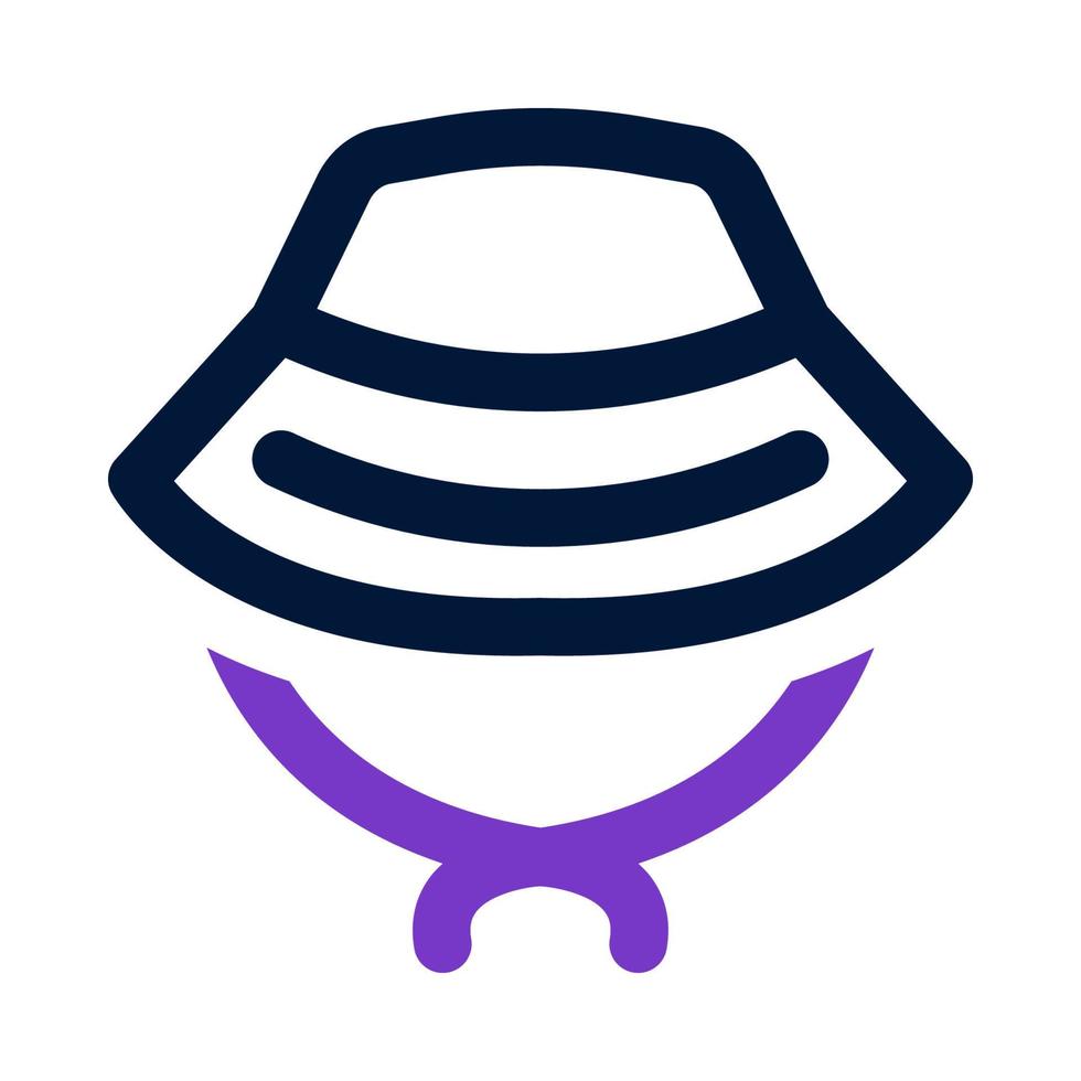 bucket hat icon for your website, mobile, presentation, and logo design. vector