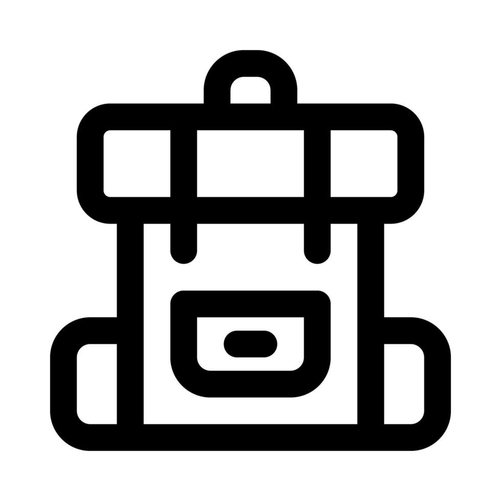 backpack icon for your website, mobile, presentation, and logo design. vector